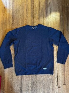 Eddie Bauer Dark Blue Crewneck Sweatshirt LT